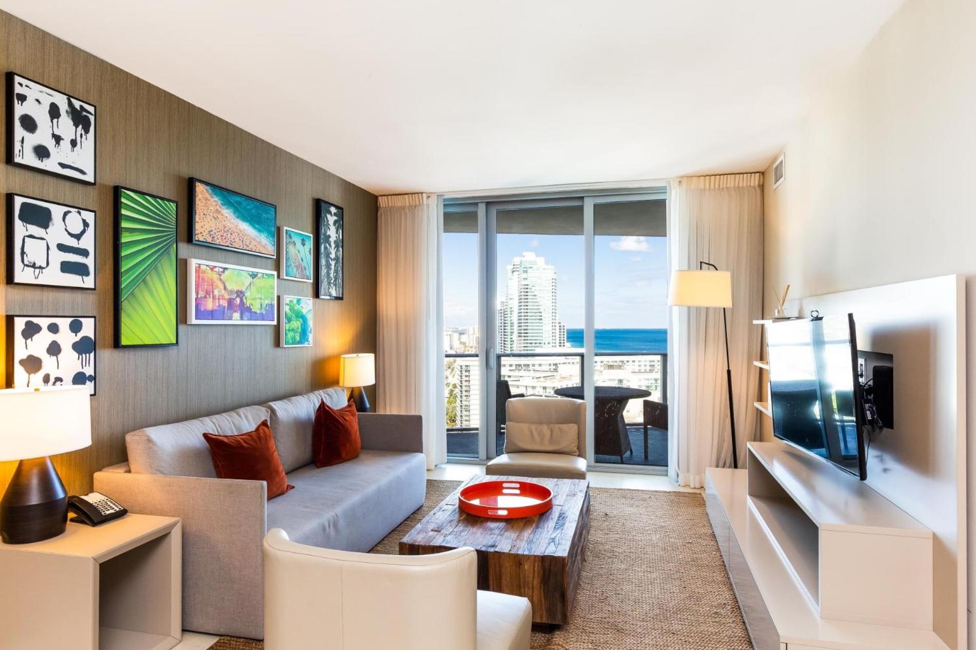 Ocean View 1 Bed On The 19th Floor Hollywood *